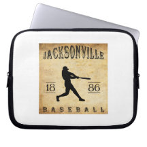 1886 Jacksonville Florida Baseball Laptop Sleeve