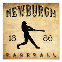 1886 Newburgh New York Baseball Photo