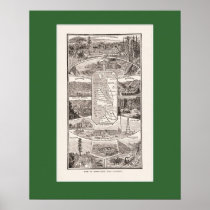 1886 SF Bay Area Map Print
