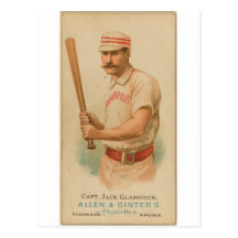 1887 Capt. Jack Glasscock Post Cards