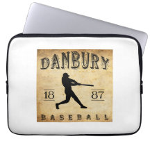 1887 Danbury Connecticut Baseball Computer Sleeve