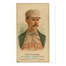 1887 John Clarkson Boston Beaneaters Post Card