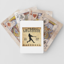 1887 La Crosse Wisconsin Baseball Poker Deck