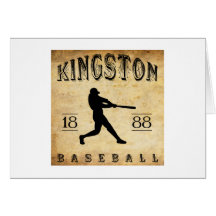 1888 Kingston Ontario Canada Baseball Greeting Card