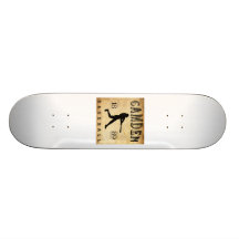 1889 Camden Delaware Baseball Skate Deck