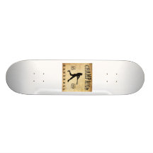 1889 Champaign Illinois Baseball Skate Board Decks