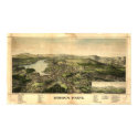 1889 Monson, ME Birds Eye Panoramic Map posters by PaperTimeMachine 1889 Monson, ME Birds Eye Panoramic Map posters