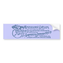 1890 American Cycles Bumper Stickers