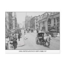 1890 Fifth Avenue New York vintage photo Postcards