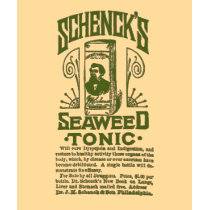1890 Seaweed tonic vintage illustration t-shirts