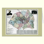 1891 Map of Washington City & Surrounding Country cards