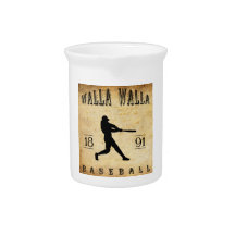 1891 Walla Walla Washington Baseball Drink Pitchers