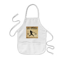 1892 Los Angeles California Baseball Apron
