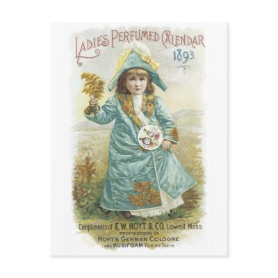 VINTAGE GERMAN POSTCARD EASTER GREETINGS HEN WITH BABY CHICKS