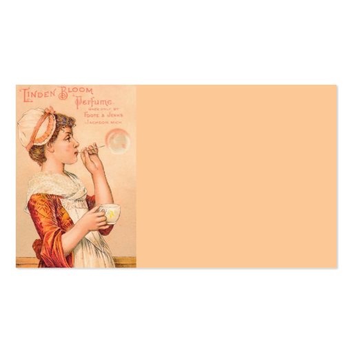1893 Linden Bloom Perfume Business Card (front side)