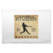 1895 Fitchburg Massachusetts Baseball Place Mats