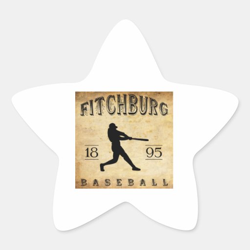 1895 Fitchburg Massachusetts Baseball Stickers