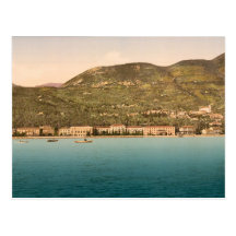 1895 The Grand Hotel, Gardone, Lake Garda, Italy Postcard