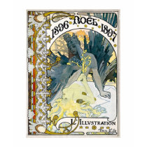 1896 NOEL 1897 Alphonse Maria Mucha t-shirts by ArtNouveauDaz 1896 NOEL 1897 Alphonse Maria Mucha t-shirts