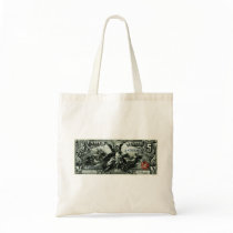 1896 US Five Dollar silver Certificate Bags