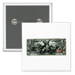1896 US Five Dollar silver Certificate Pinback Buttons