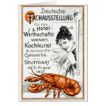 1897 Culinary Poster Greeting Card