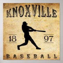 1897 Knoxville Tennesee Baseball Posters