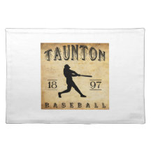 1897 Taunton Massachusetts Baseball Place Mats