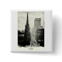 1898 Broadway New York City Buttons