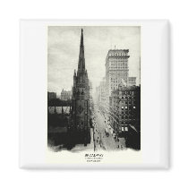 1898 Broadway New York City Fridge Magnets