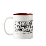 1898 Easter and War Illustration Coffee Mug