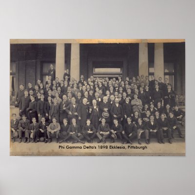 1898 Ekklesia, Pittsburgh Poster by PhiGamArchives