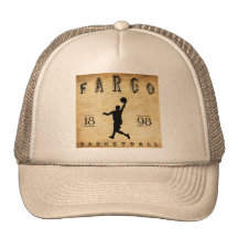 1898 Fargo North Dakota Basketball Hat
