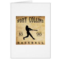 1898 Fort Collins Colorado Baseball Cards
