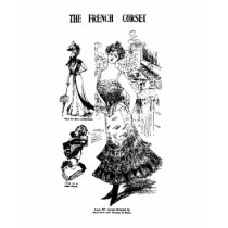 1898 French Corset Newspaper Image T-Shirt by Jakestuff 1898 French Corset Newspaper Image T-Shirt