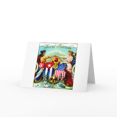 1898 Good Friends Cigars Card by historicimage
