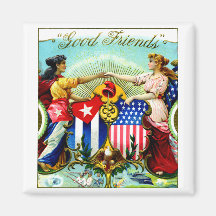 1898 Good Friends Cigars Refrigerator Magnets