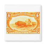 1898 Indian Hunting Buffalo Fridge Magnet