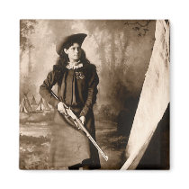1898 Photo of Annie Oakley magnets by YesterdayCafe 1898 Photo of Annie Oakley magnets