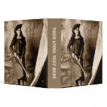 1898 Photo of Miss Annie Oakley Holding a Rifle binders