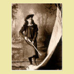 1898 Photo of Miss Annie Oakley Holding a Rifle postcards