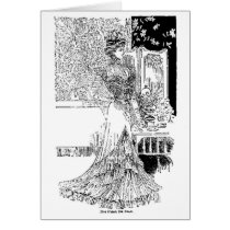 1899 French 5:00 O'Clock Tea Gown Card by Jakestuff 1899 French 5:00 O'Clock Tea Gown Card