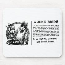 1899 June Bride vintage advertisement mousepads by Jakestuff 1899 June Bride vintage advertisement mousepads