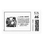 1899 June Bride vintage newspaper advertisement Postage Stamps