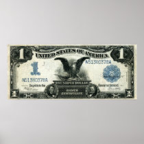 1899 One Dollar US Silver Certificate Posters