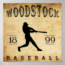 1899 Woodstock Ontario Canada Baseball Posters