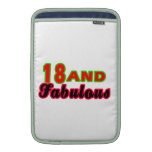 18 and Fabulous Birthday Designs ipad sleeves