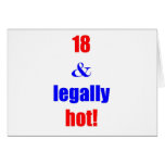 18 and legally hot! cards