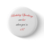 18 Birthday Spanking Buttons