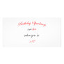 18 Birthday Spanking Customized Photo Card
